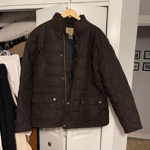 Men's L.L.Bean Upcountry Waxed-Cotton Down Jacket Size XL. great condition!